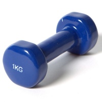 Гантель виниловая "York" 1.0 кг (синий)  B31383 YGB200