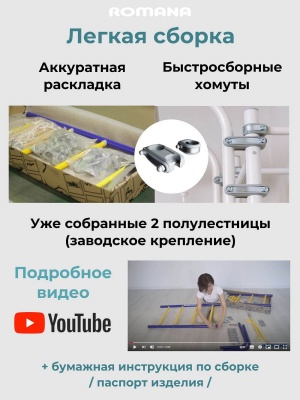 Шведская стенка РОМАНА S4
