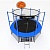 Батут с баскетбольным кольцом I-JUMP BASKET 8ft синий